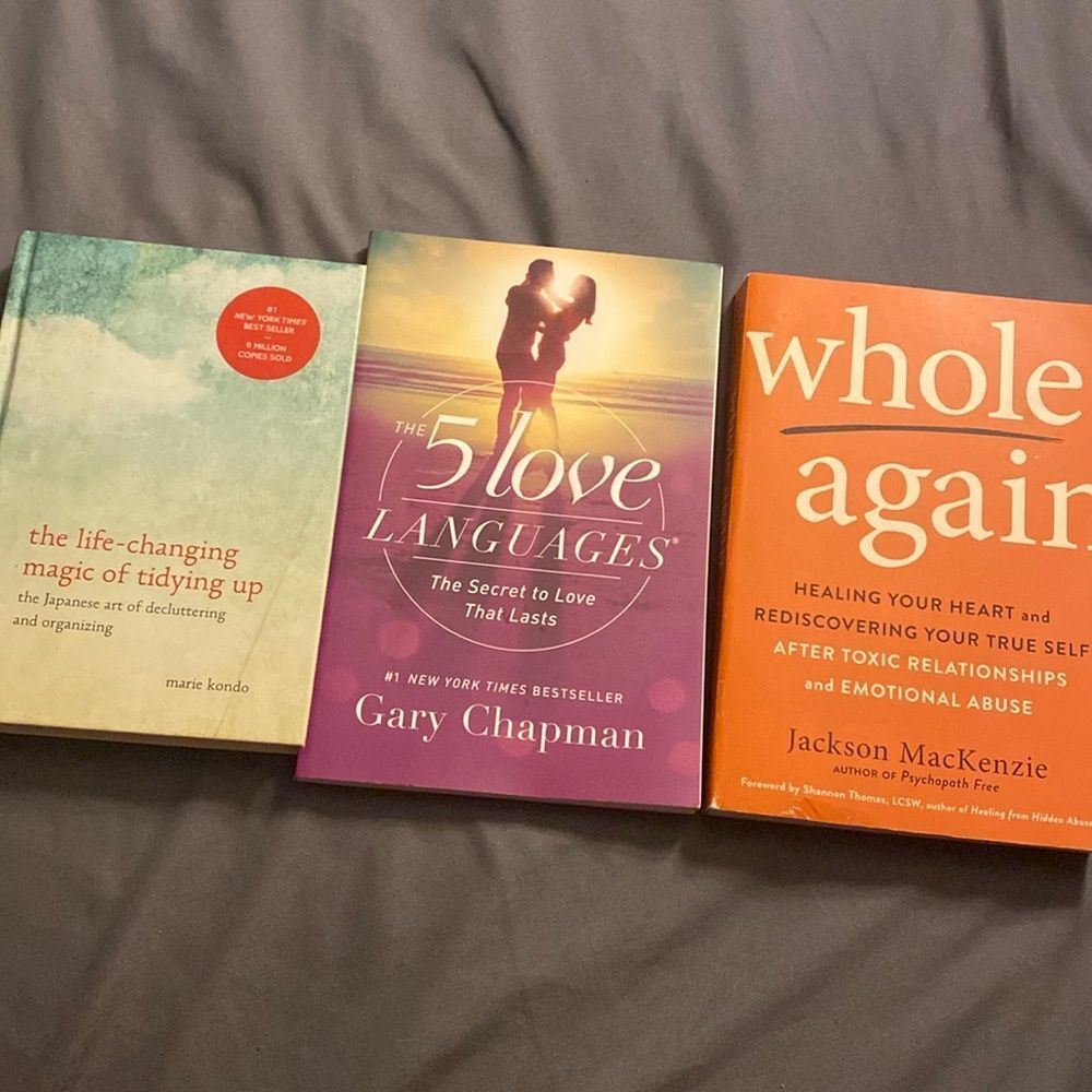 😬3/$15 Book bundle self improvement